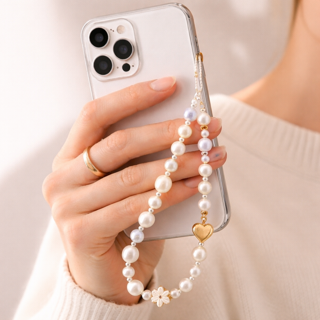 Pearl Phone Charms