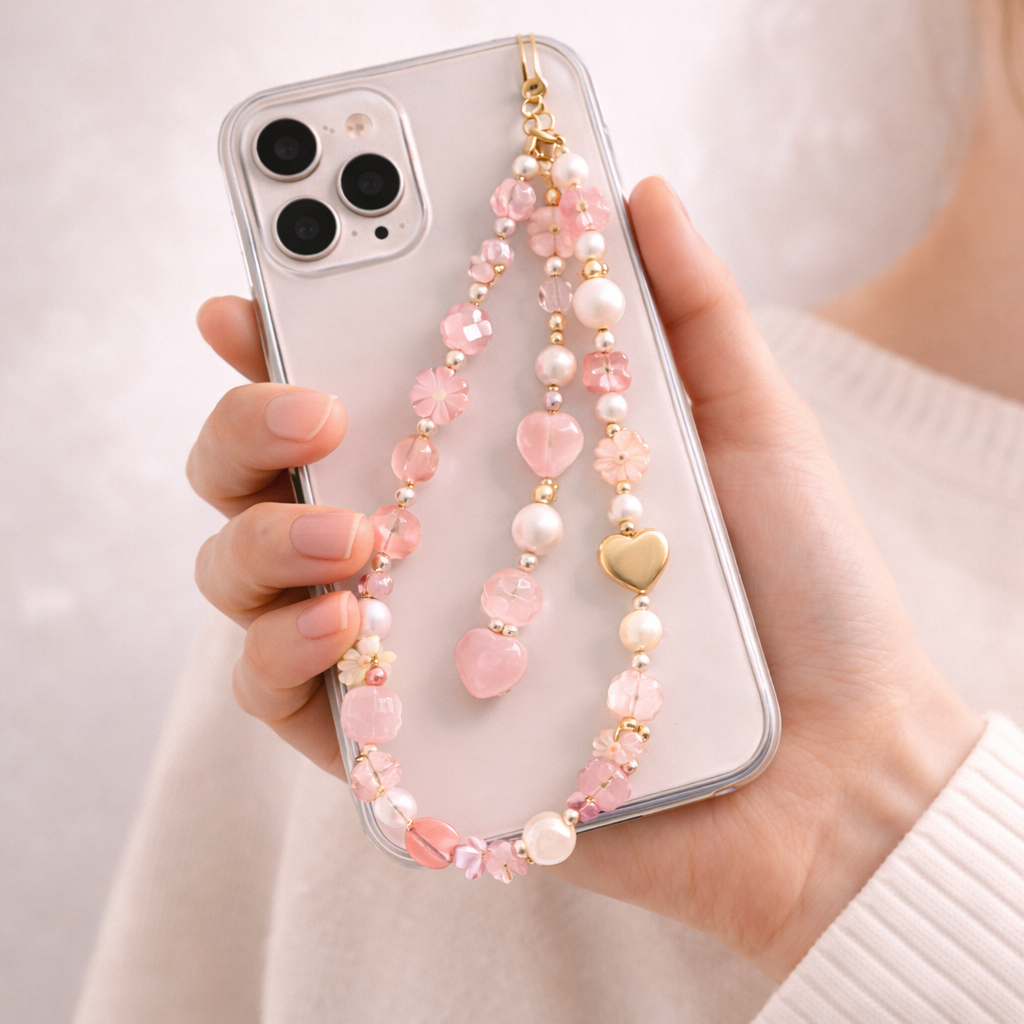 Pink Phone Charms
