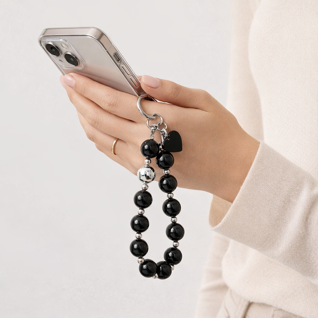 Acrylic Phone Charm Minimalist Design