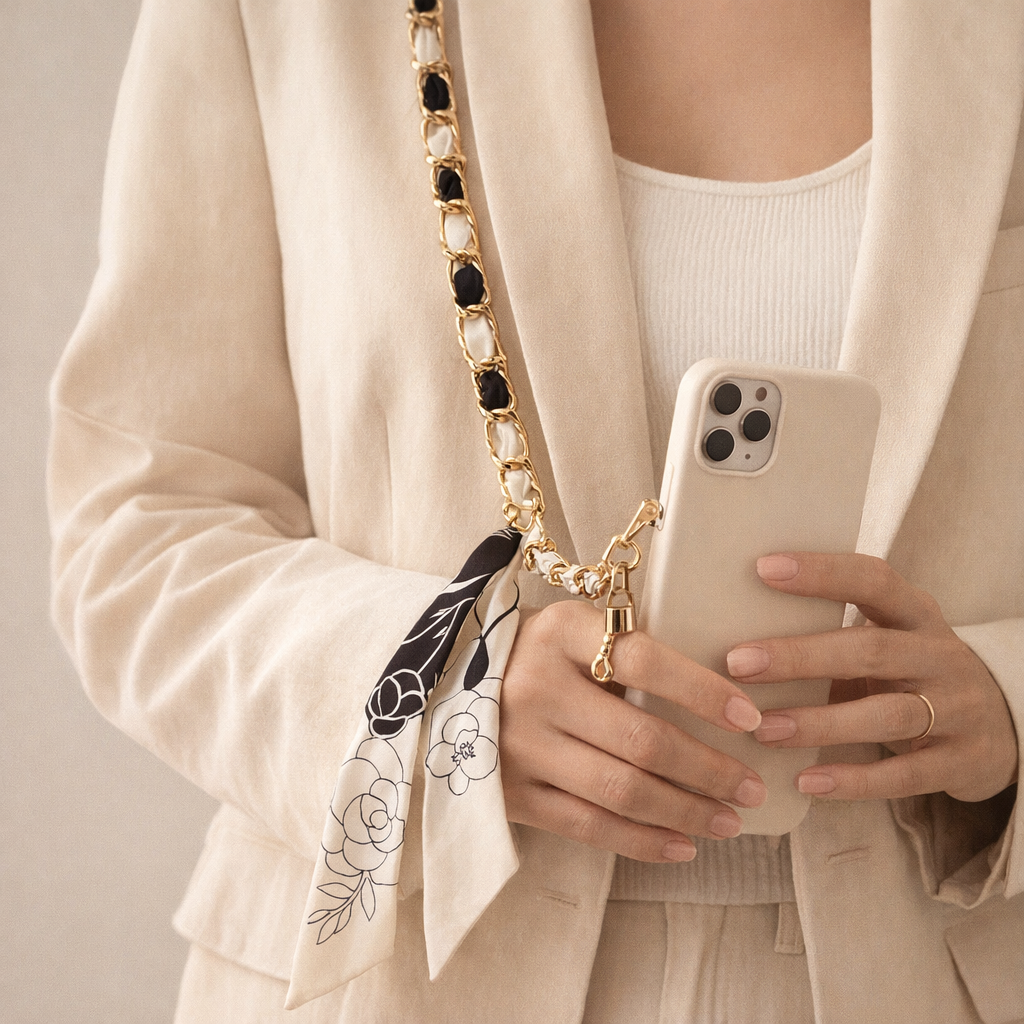 Acrylic Phone Straps Woven Design