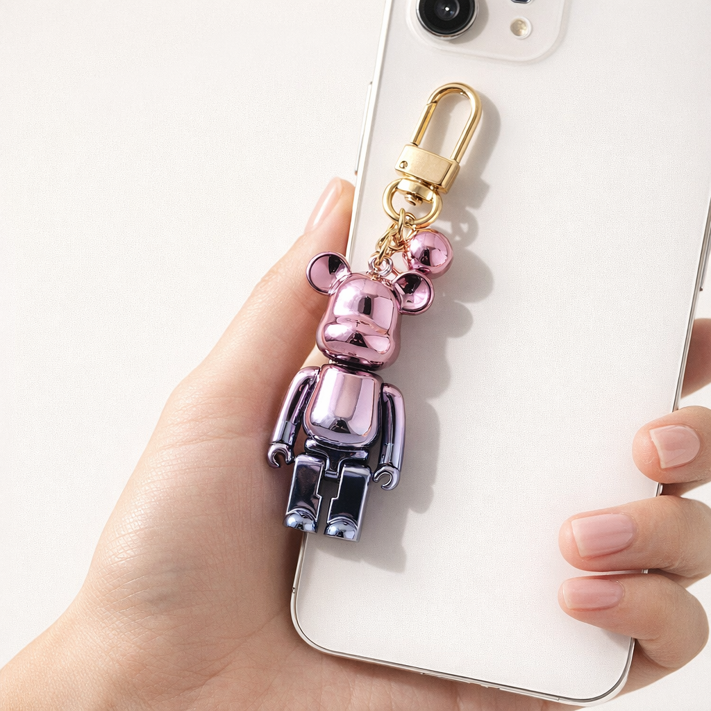 Acrylic Phone Charm Cute Bear