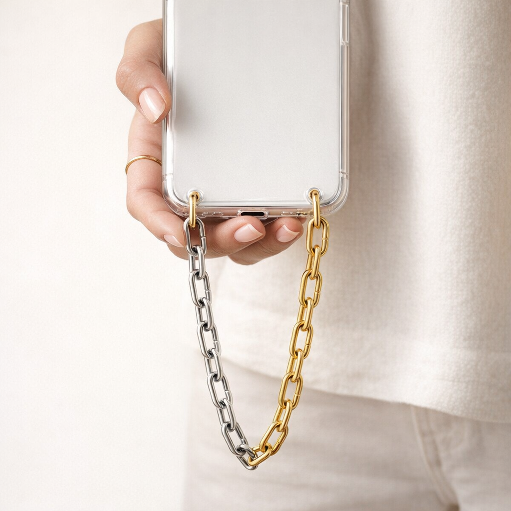 Metal Phone Chain Choker Style