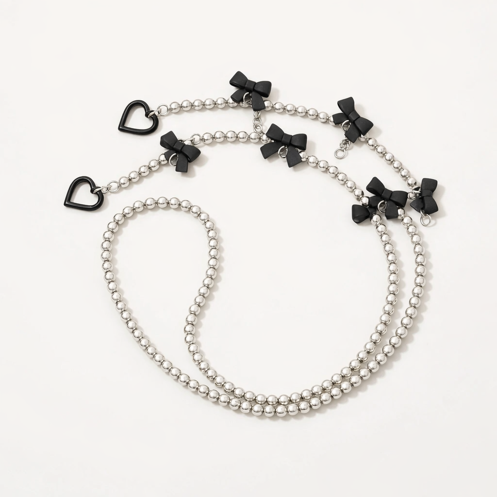 Beaded Phone Strap Korean Style