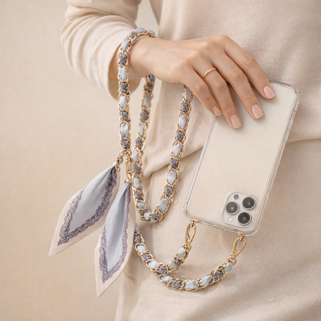 Acrylic Phone Straps Woven Design