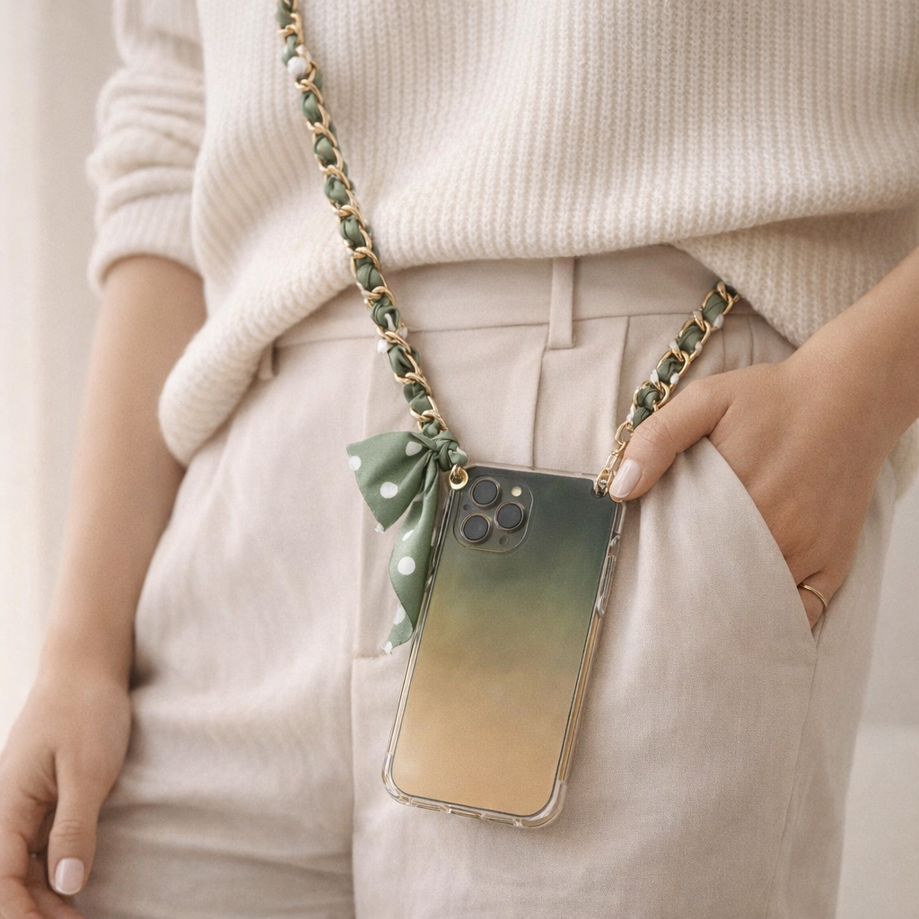 Acrylic Phone Straps Woven Design