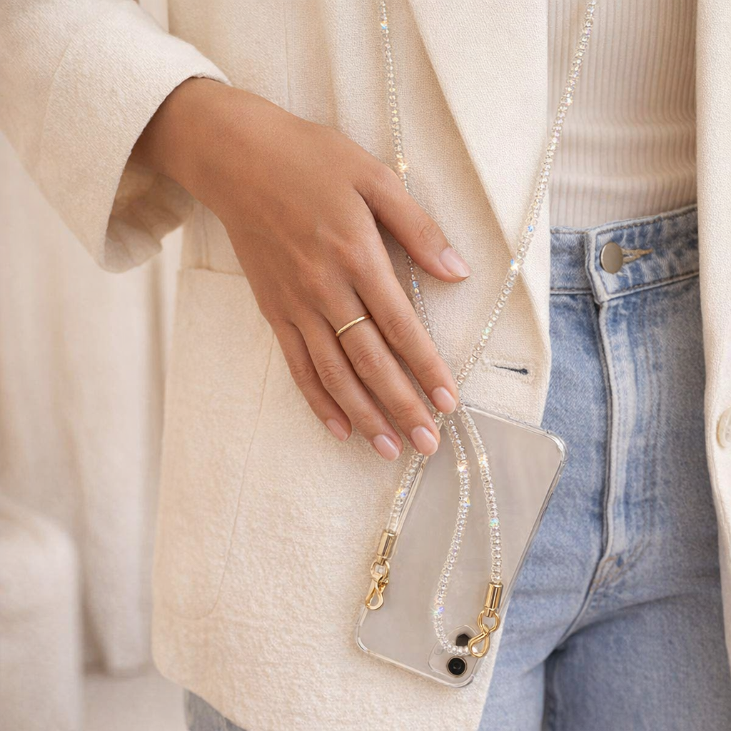 Crystal Phone Strap Rhinestone Elegance