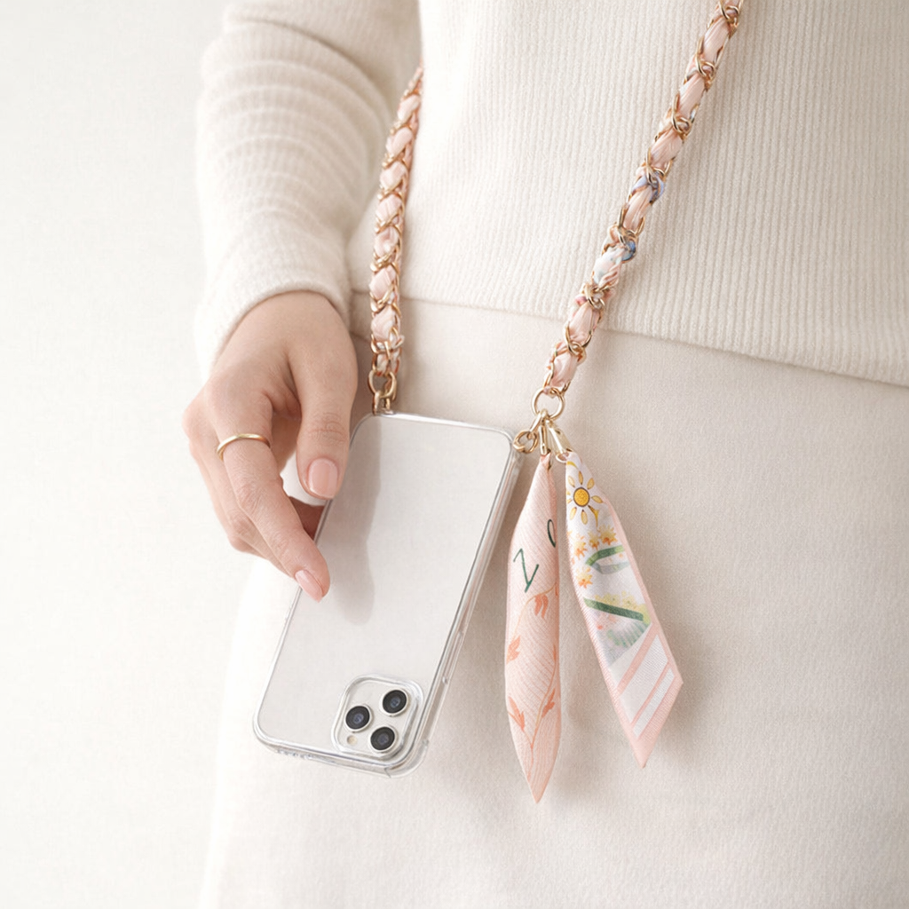 Acrylic Phone Straps Woven Design