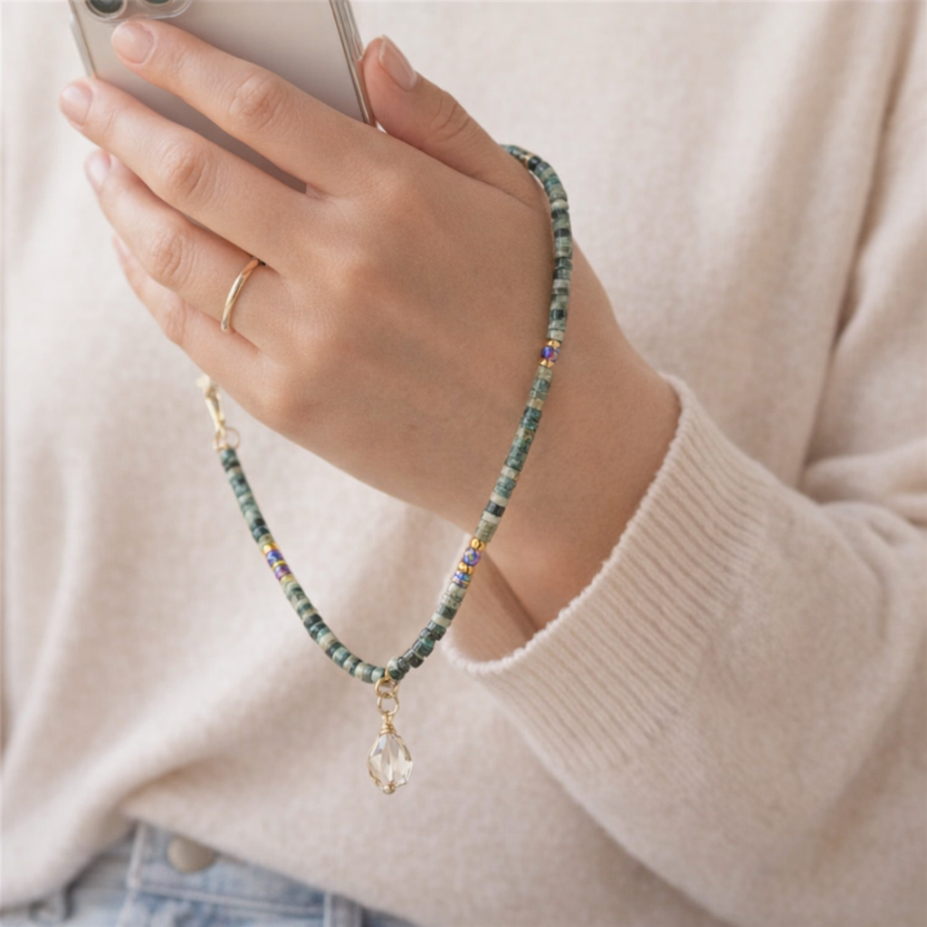 Beaded Phone Strap Bohemian Style