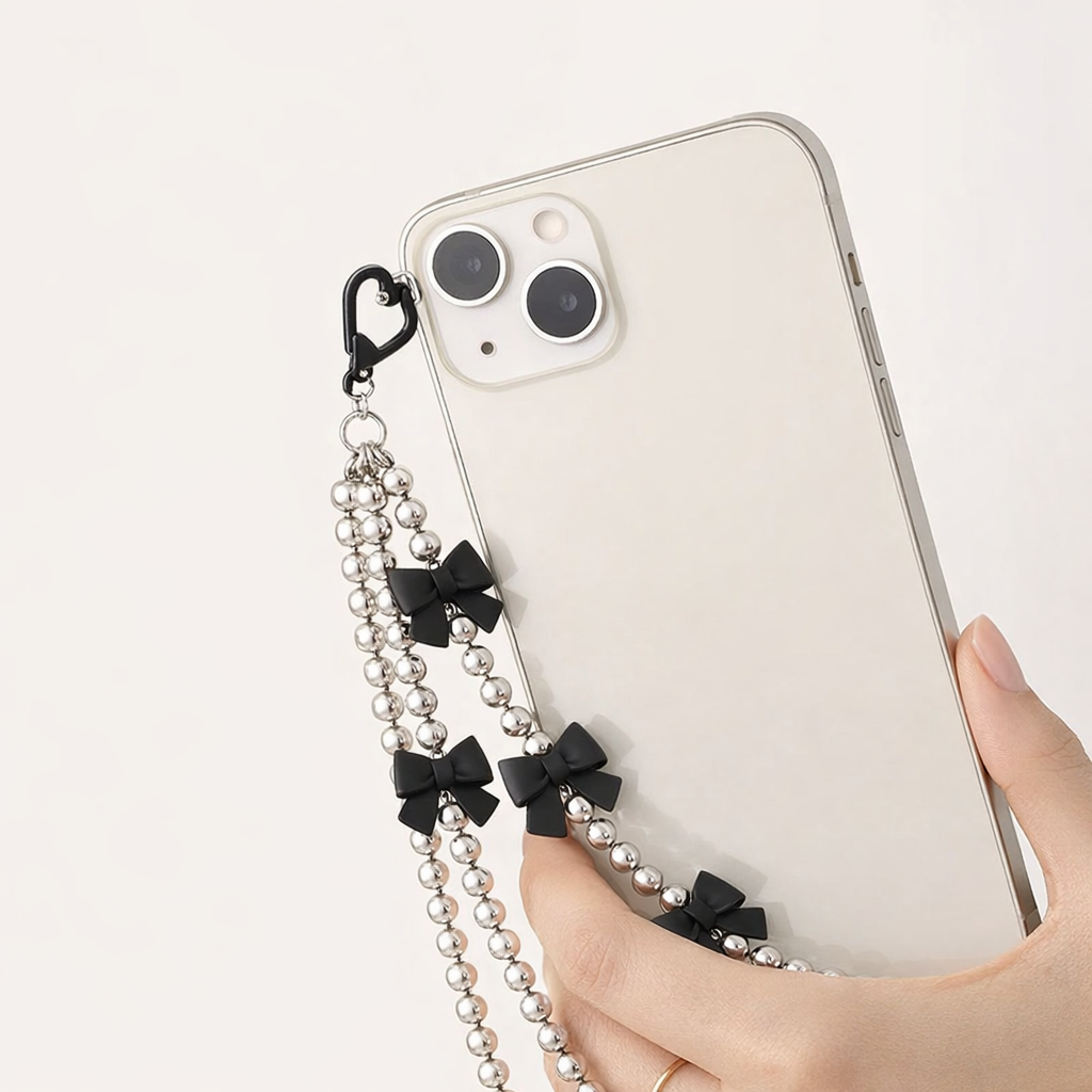 Beaded Phone Strap Korean Style