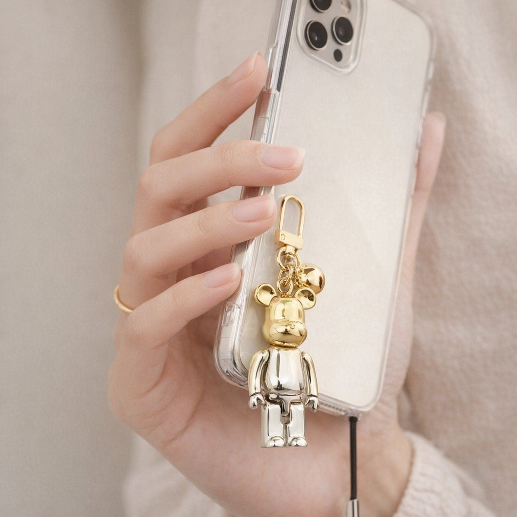 Acrylic Phone Charm Cute Bear