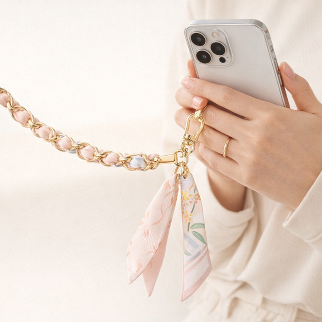 Acrylic Phone Straps Woven Design