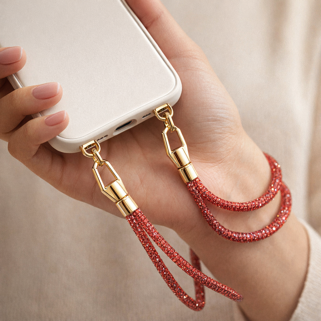 Crystal Phone Strap Rhinestone Elegance