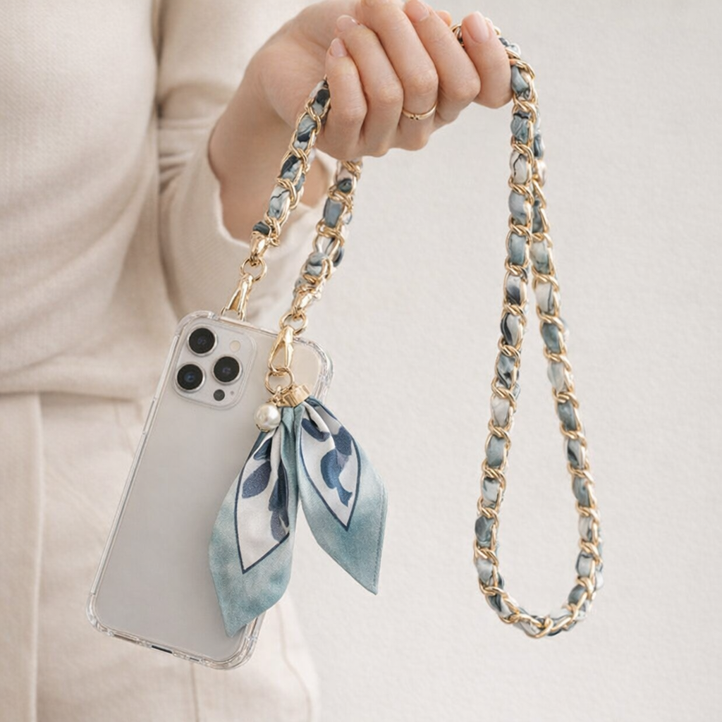 Acrylic Phone Straps Woven Design