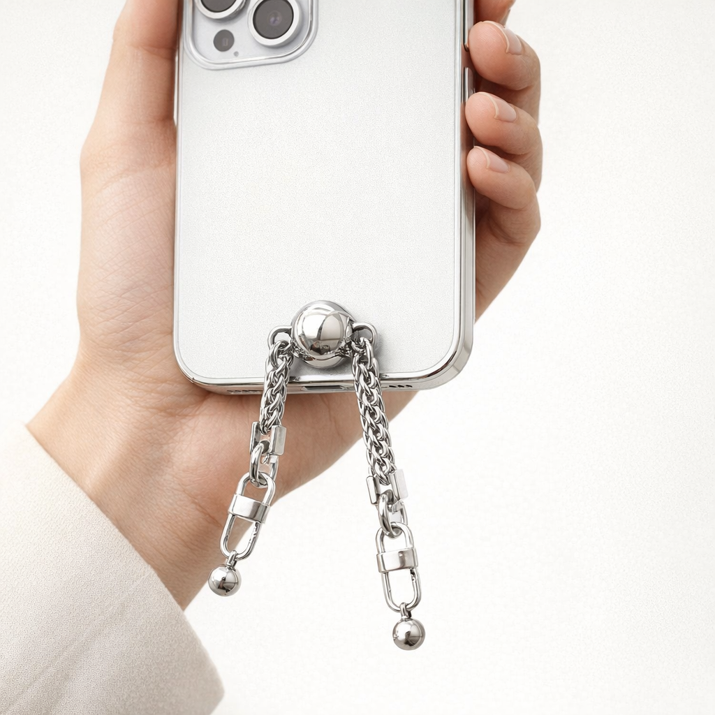 Metal Phone Chain Link Design