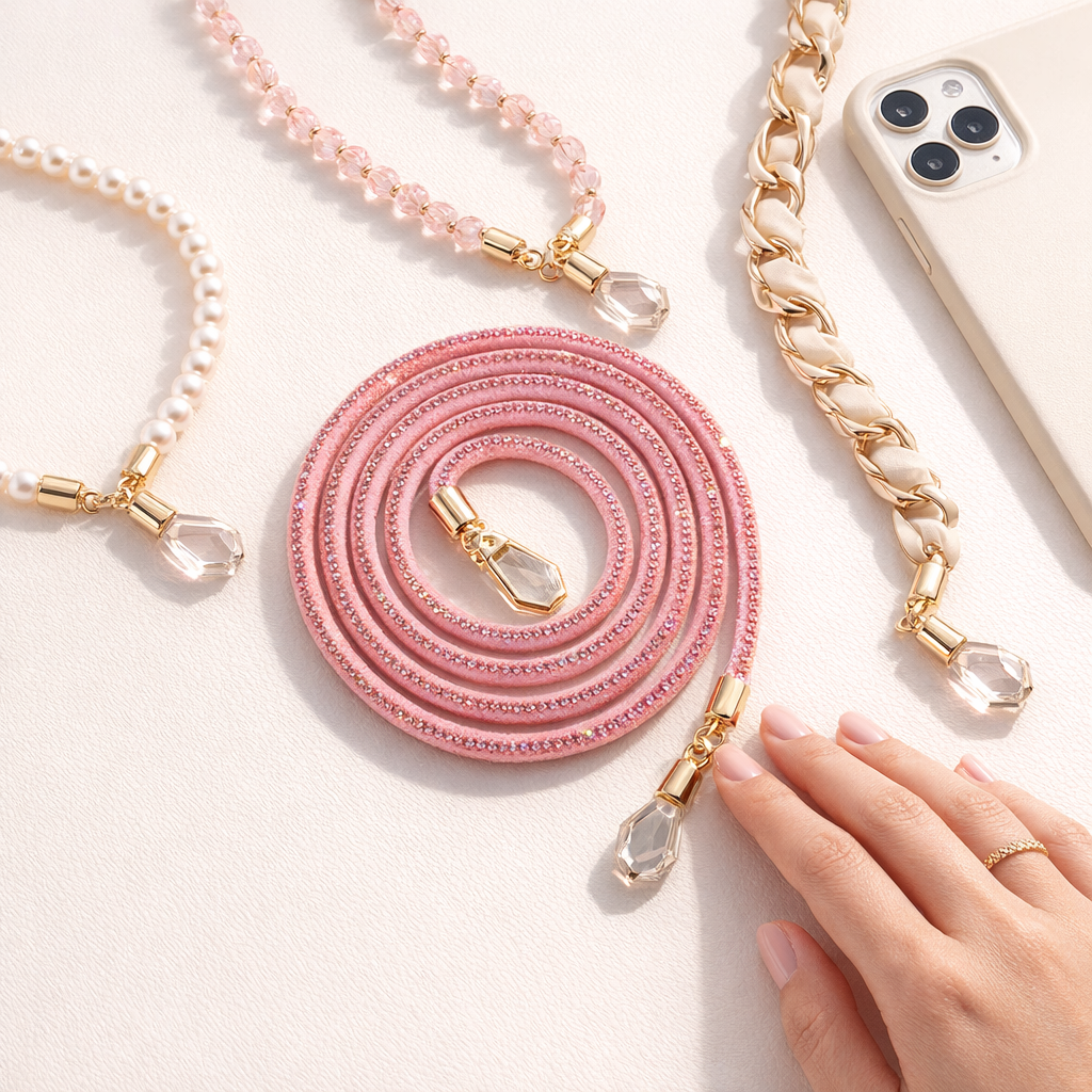Crystal Phone Strap Rhinestone Elegance