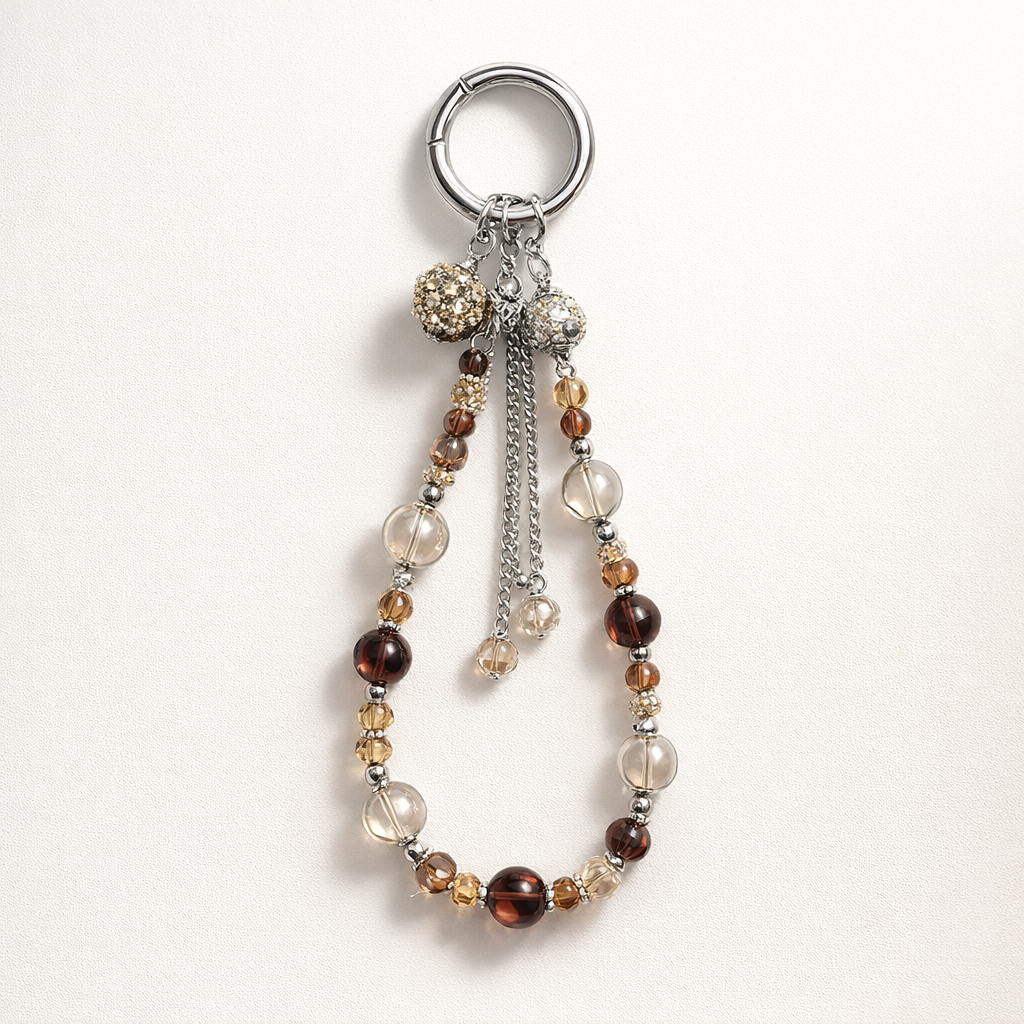 Beaded Phone Charm Retro Tassel