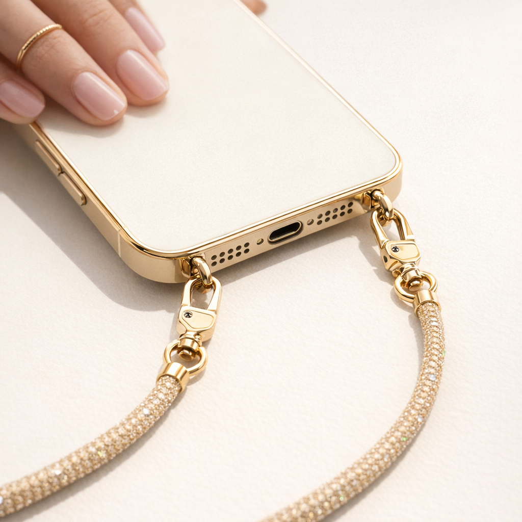 Crystal Phone Strap Rhinestone Elegance