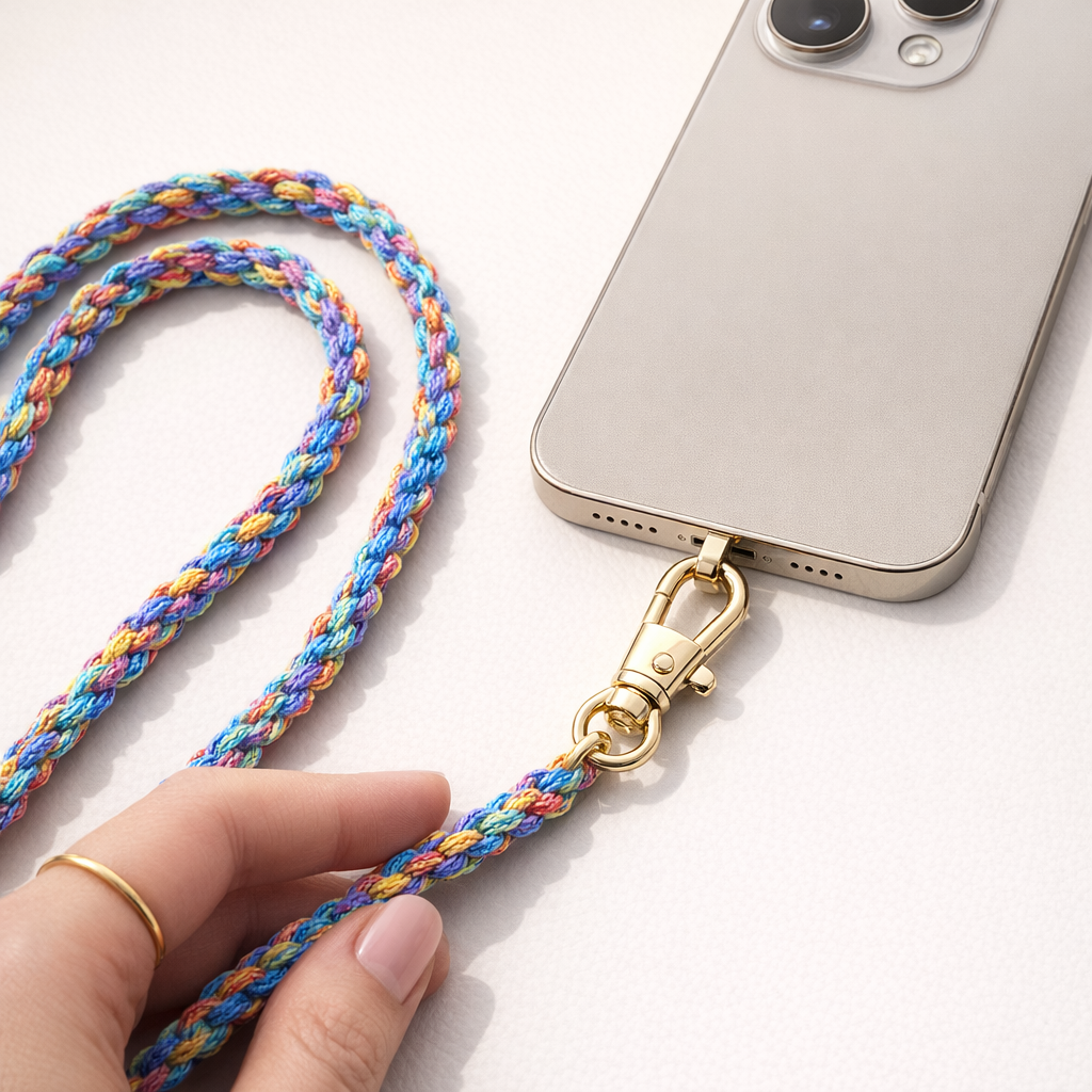 Metal Phone Strap Luxe Design