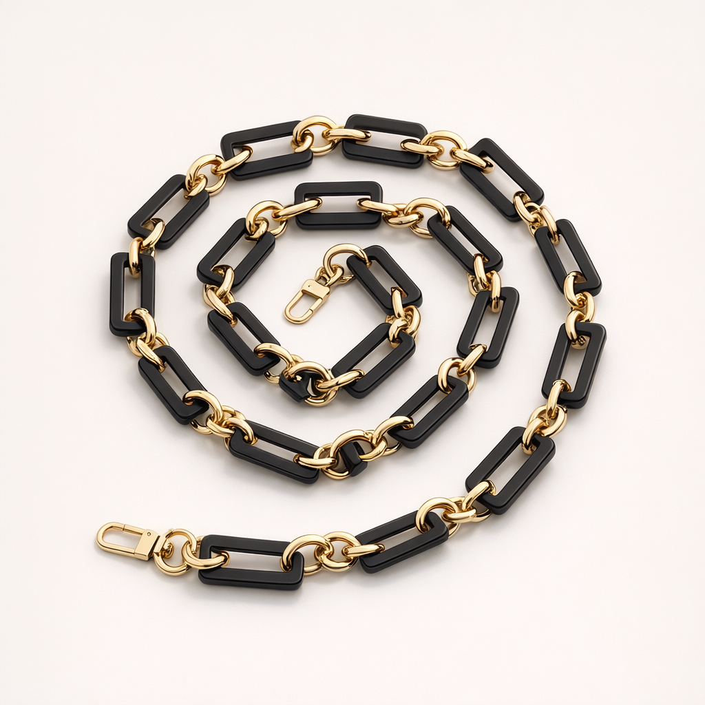 Acrylic Phone Strap Bold Square Design