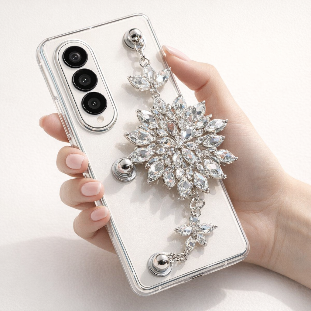 Acrylic Phone Charm Minimalist Design