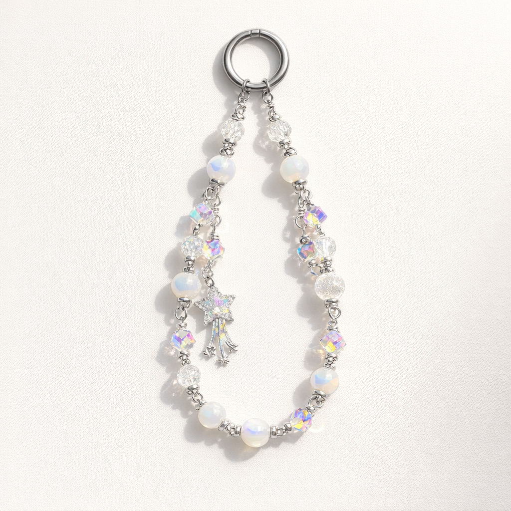 Crystal Phone Charm Butterfly Pendant