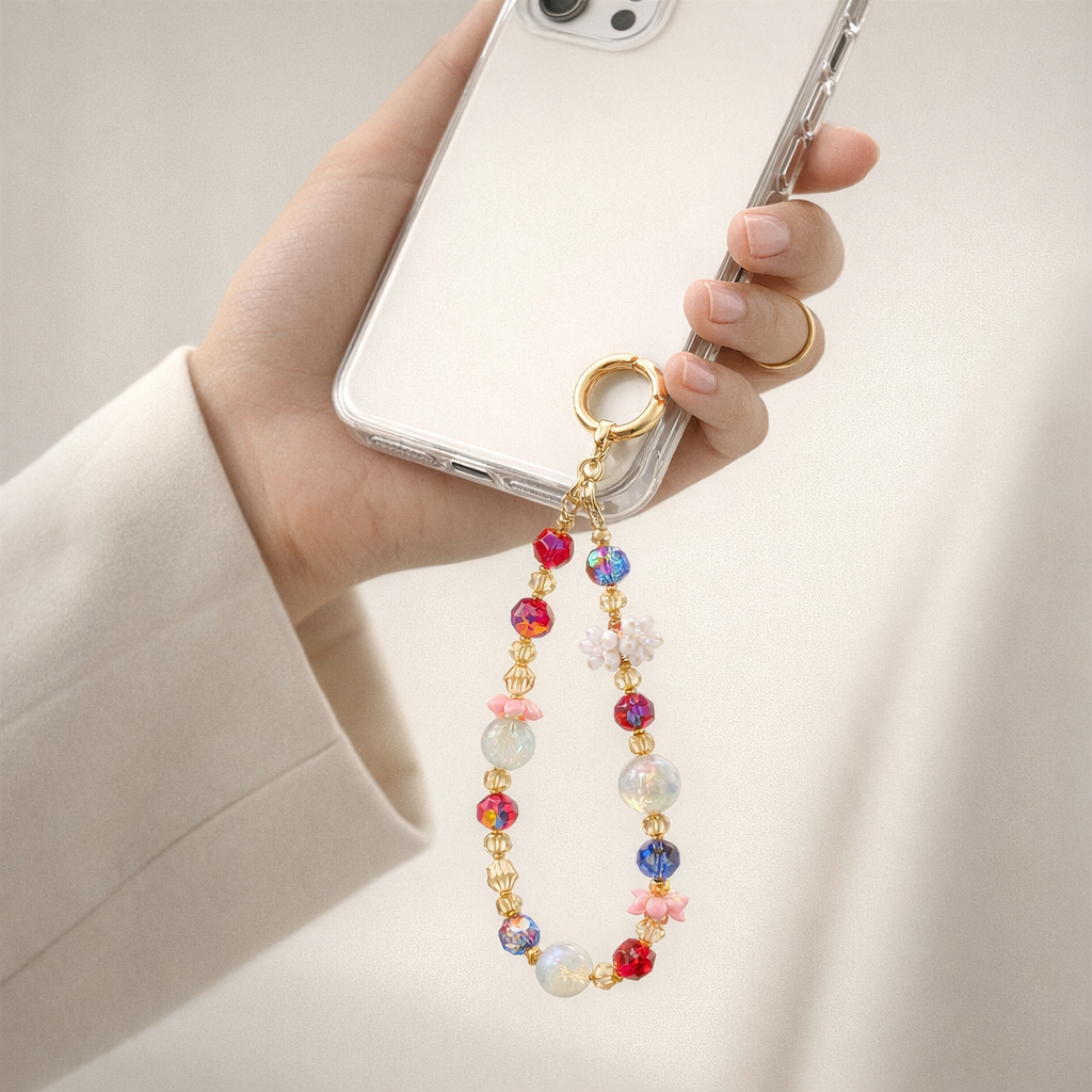 Crystal Phone charm Design