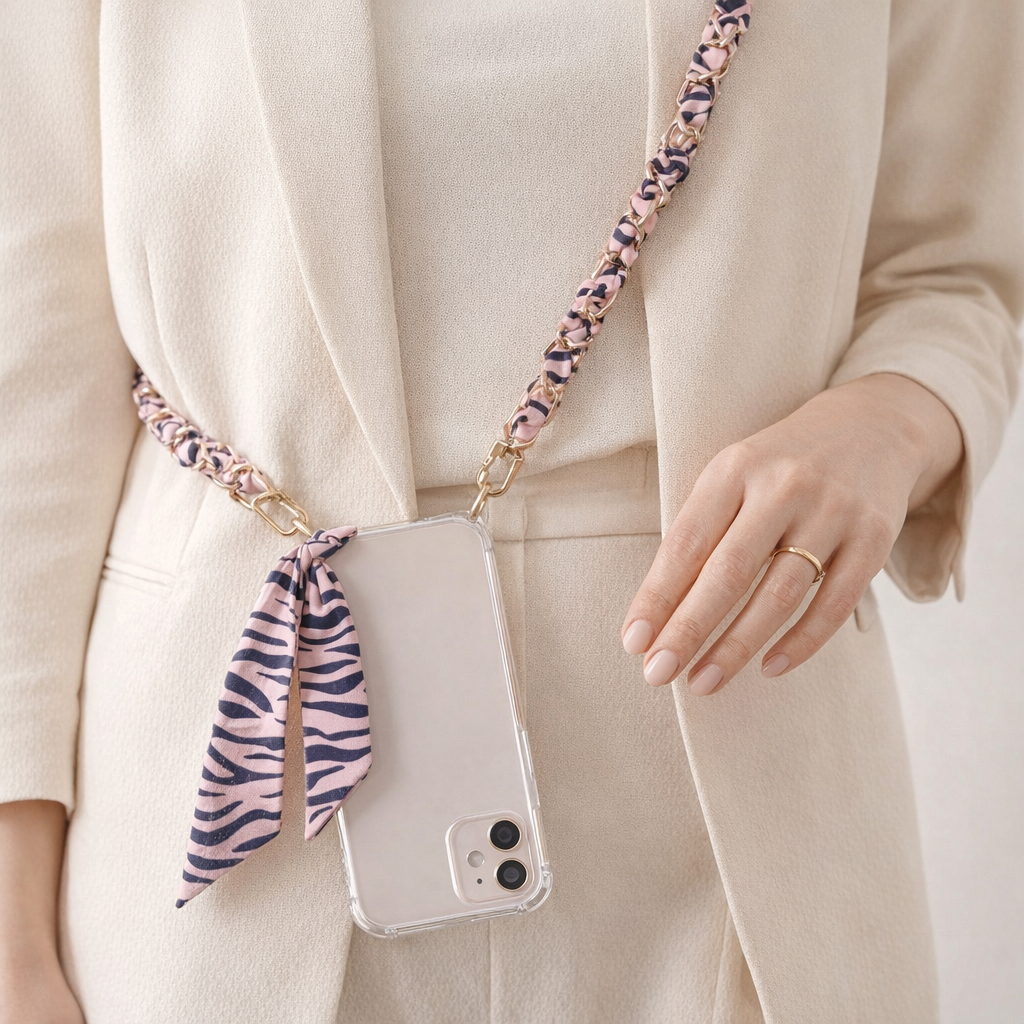 Acrylic Phone Straps Woven Design