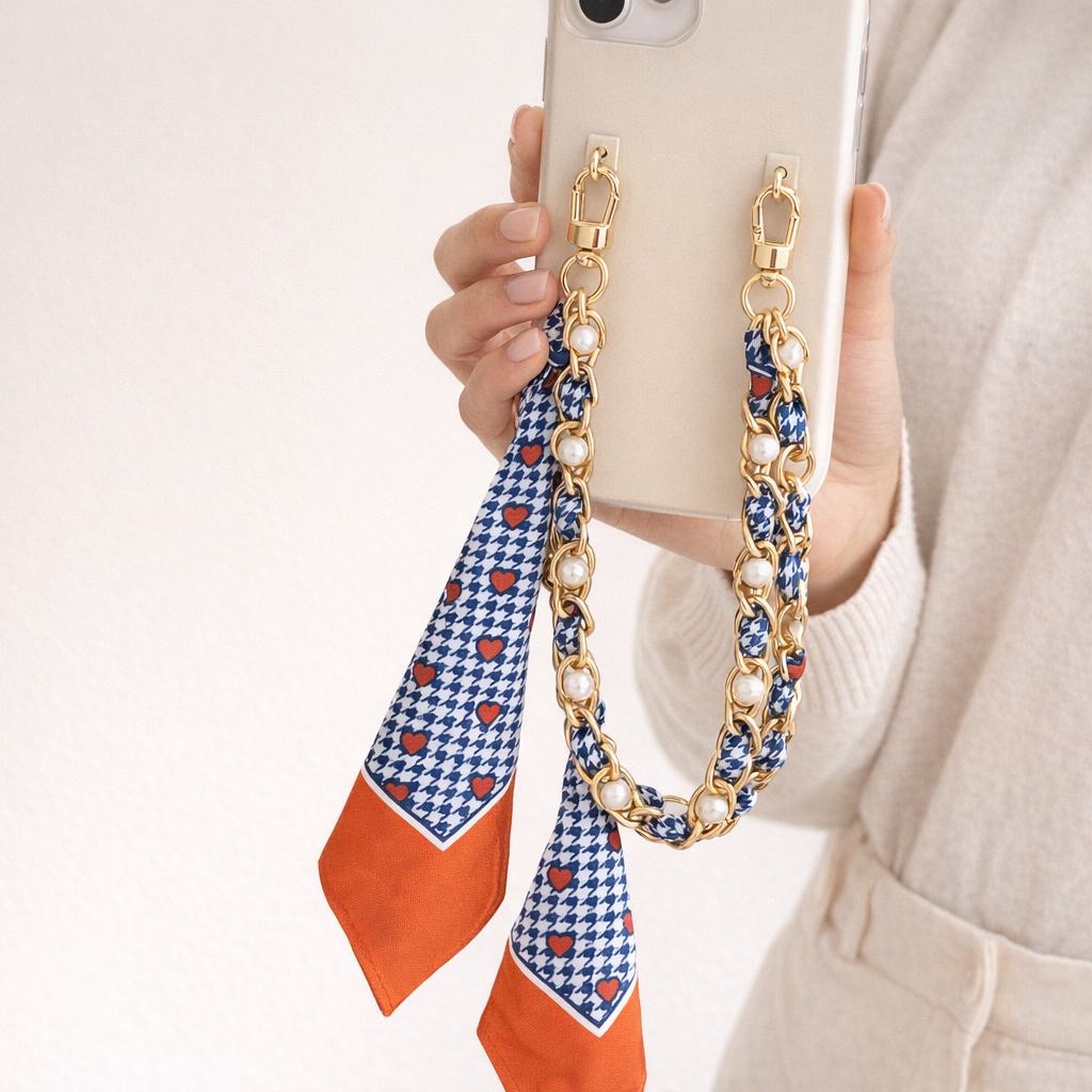 Acrylic Phone Straps Woven Design