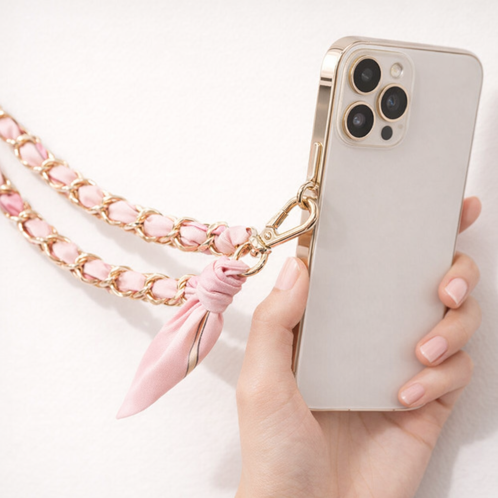 Acrylic Phone Straps Woven Design