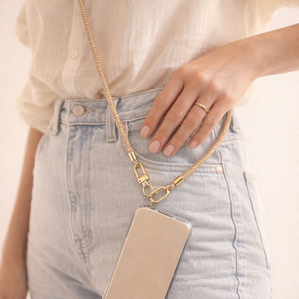 Crystal Phone Strap Rhinestone Elegance