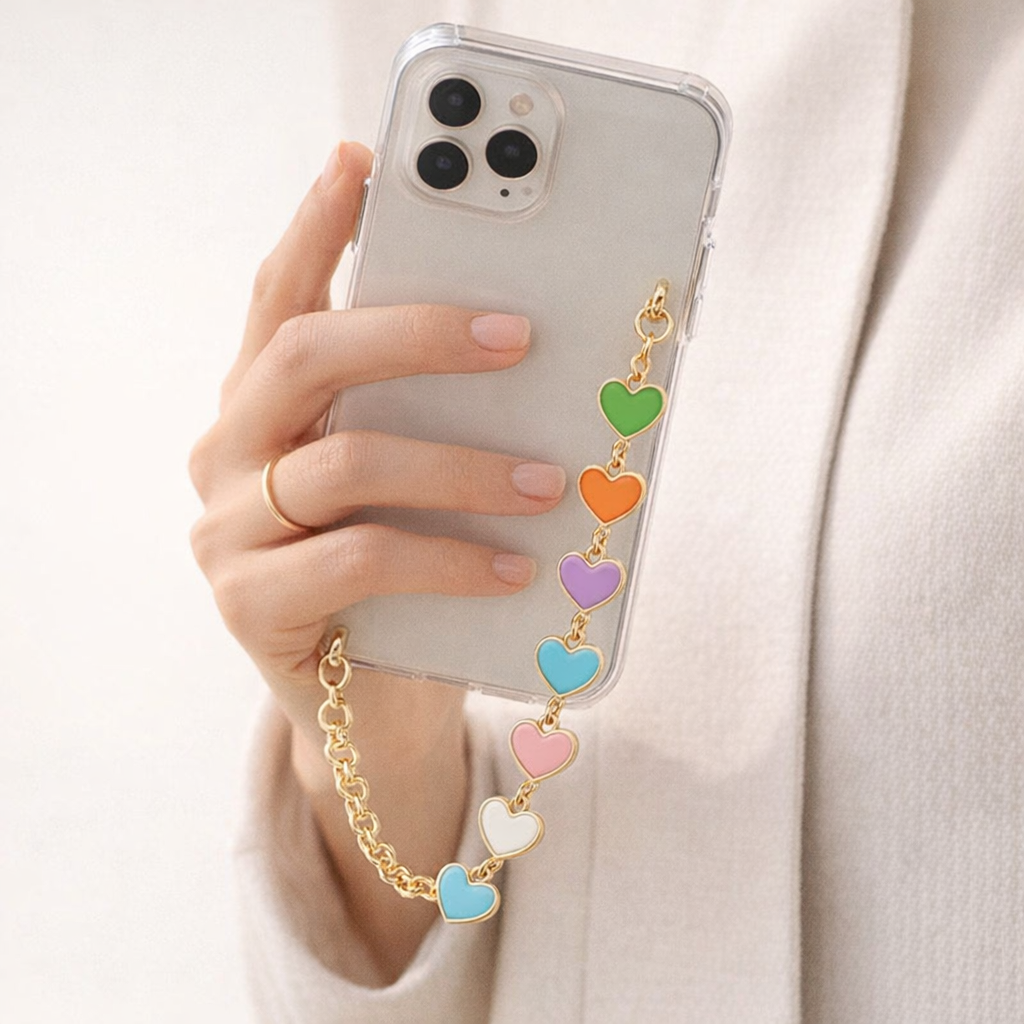 Beaded Phone Strap Korean Style