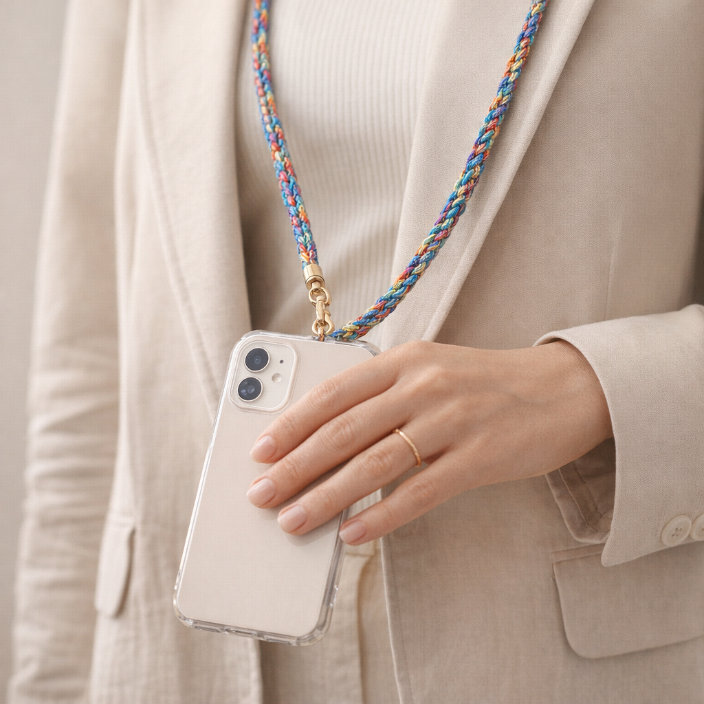 Metal Phone Strap Luxe Design