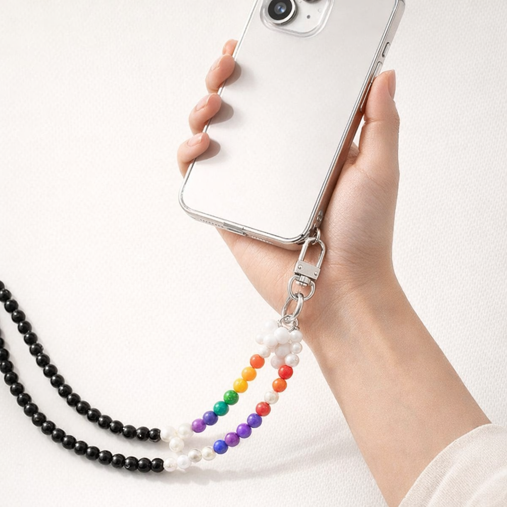 Beaded Phone Strap Korean Style