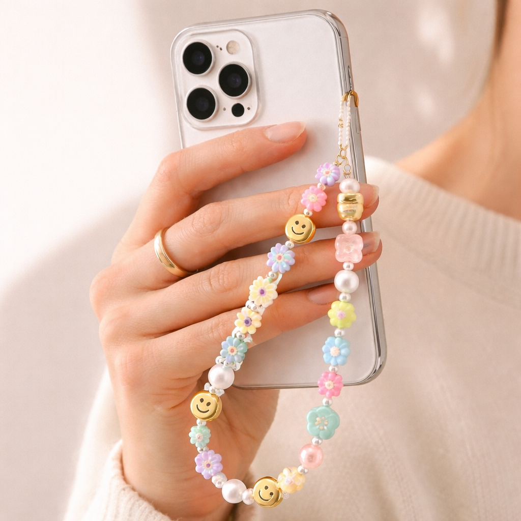 Beaded Phone Charm