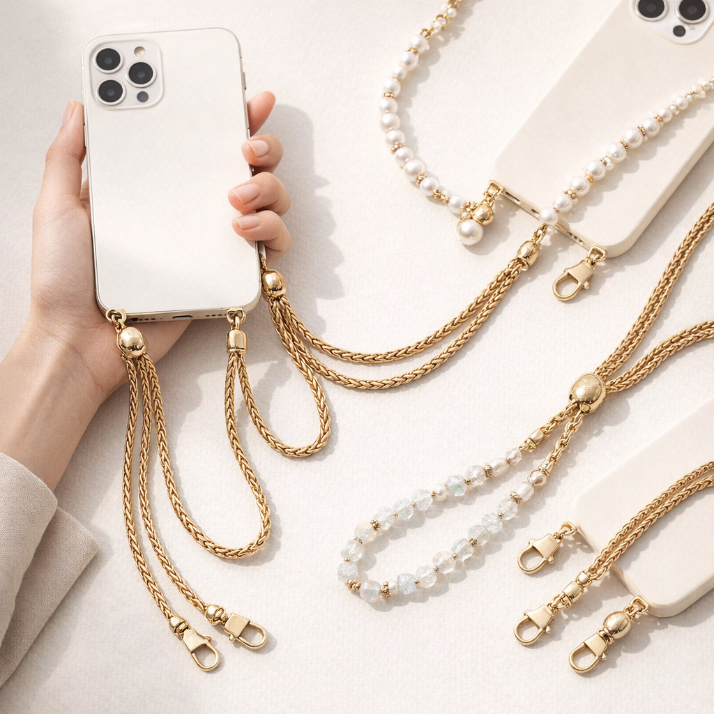 Metal Phone Chain Link Design