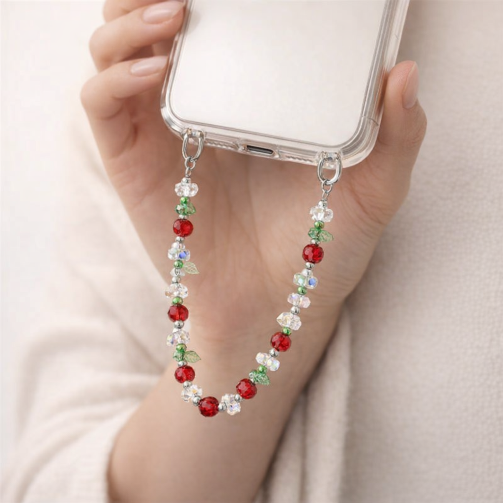 Beaded Phone Charm Anti-Loss Pendant
