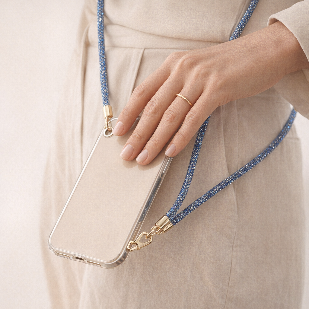 Crystal Phone Strap Rhinestone Elegance