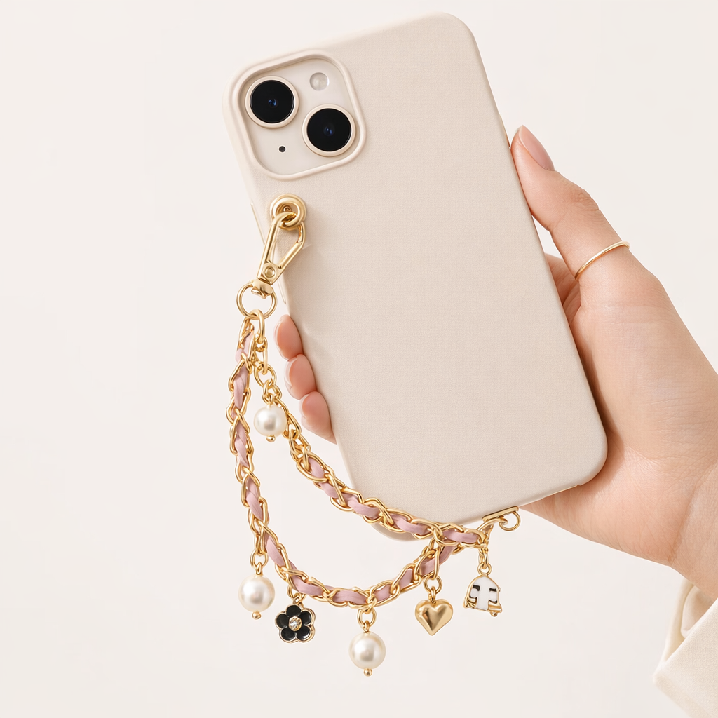 Phone Chain Camellia Flower