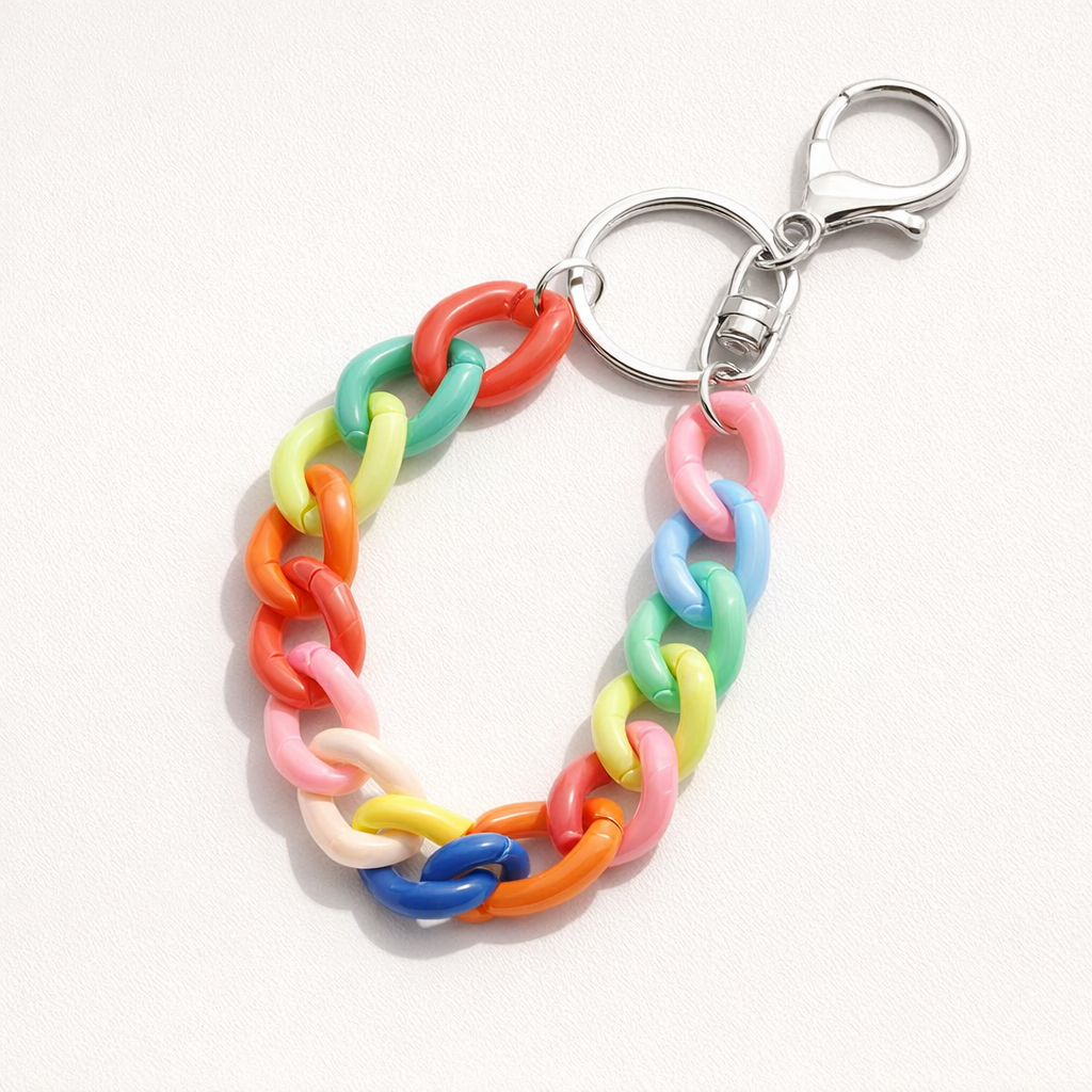 Acrylic Phone Charm Galvanised Finish