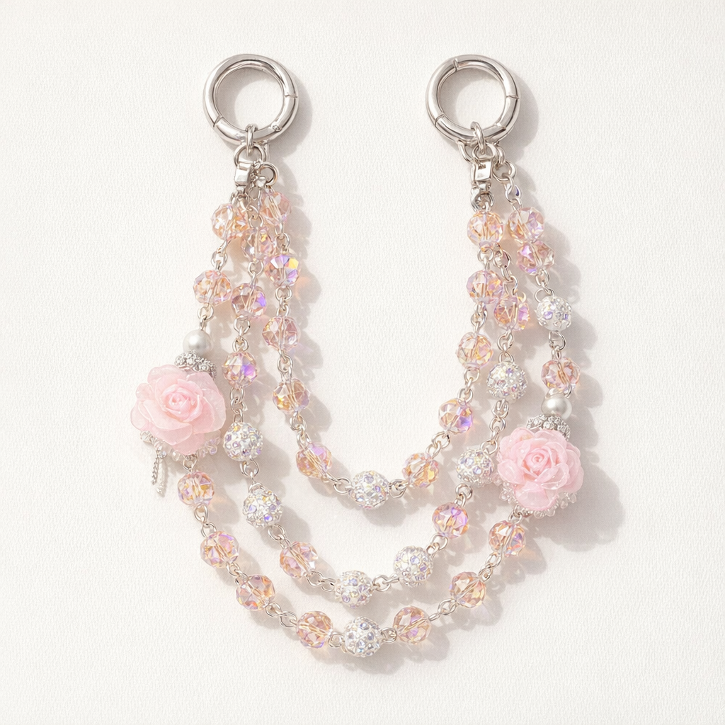 Crystal Phone charm Tassel Design