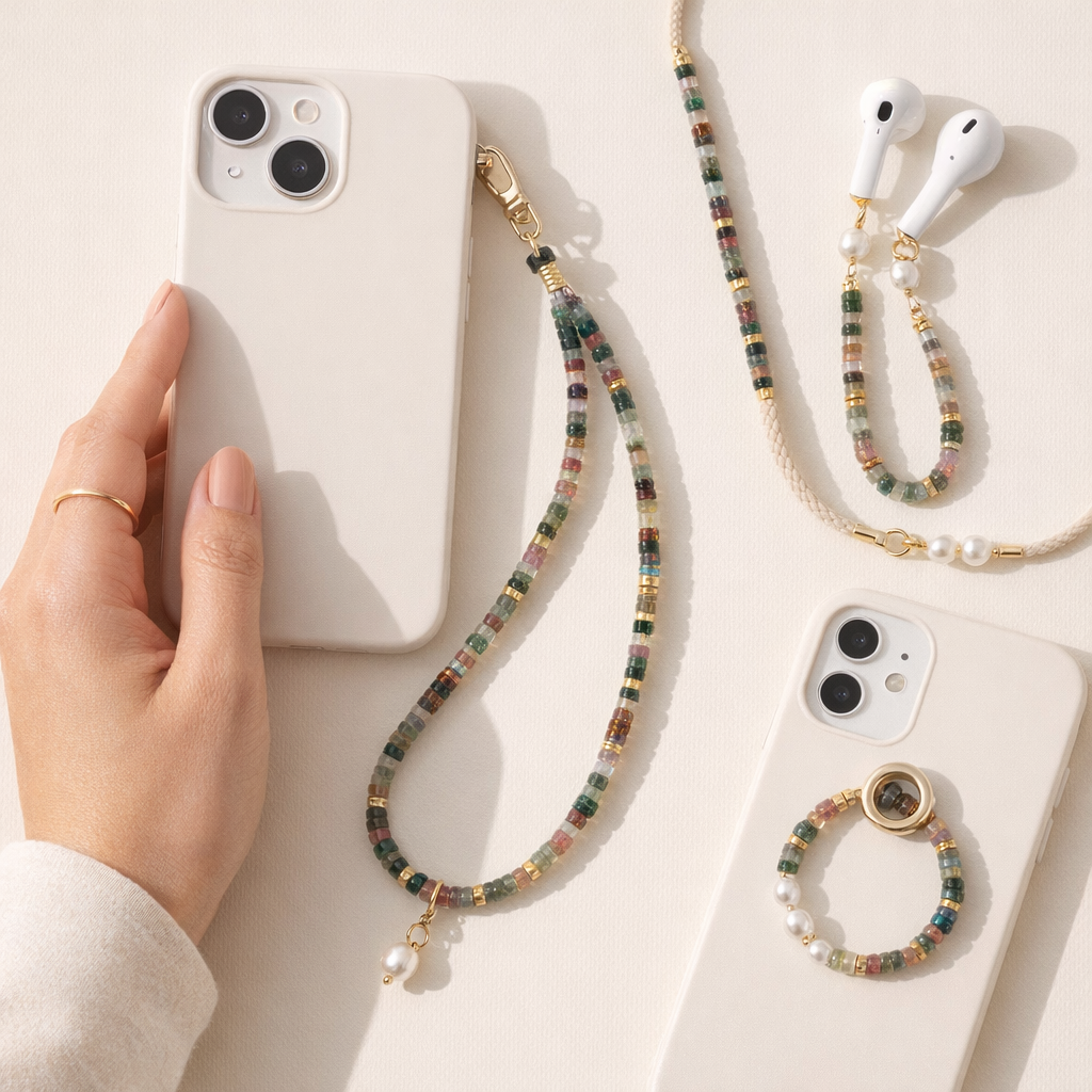 Beaded Phone Strap Bohemian Style