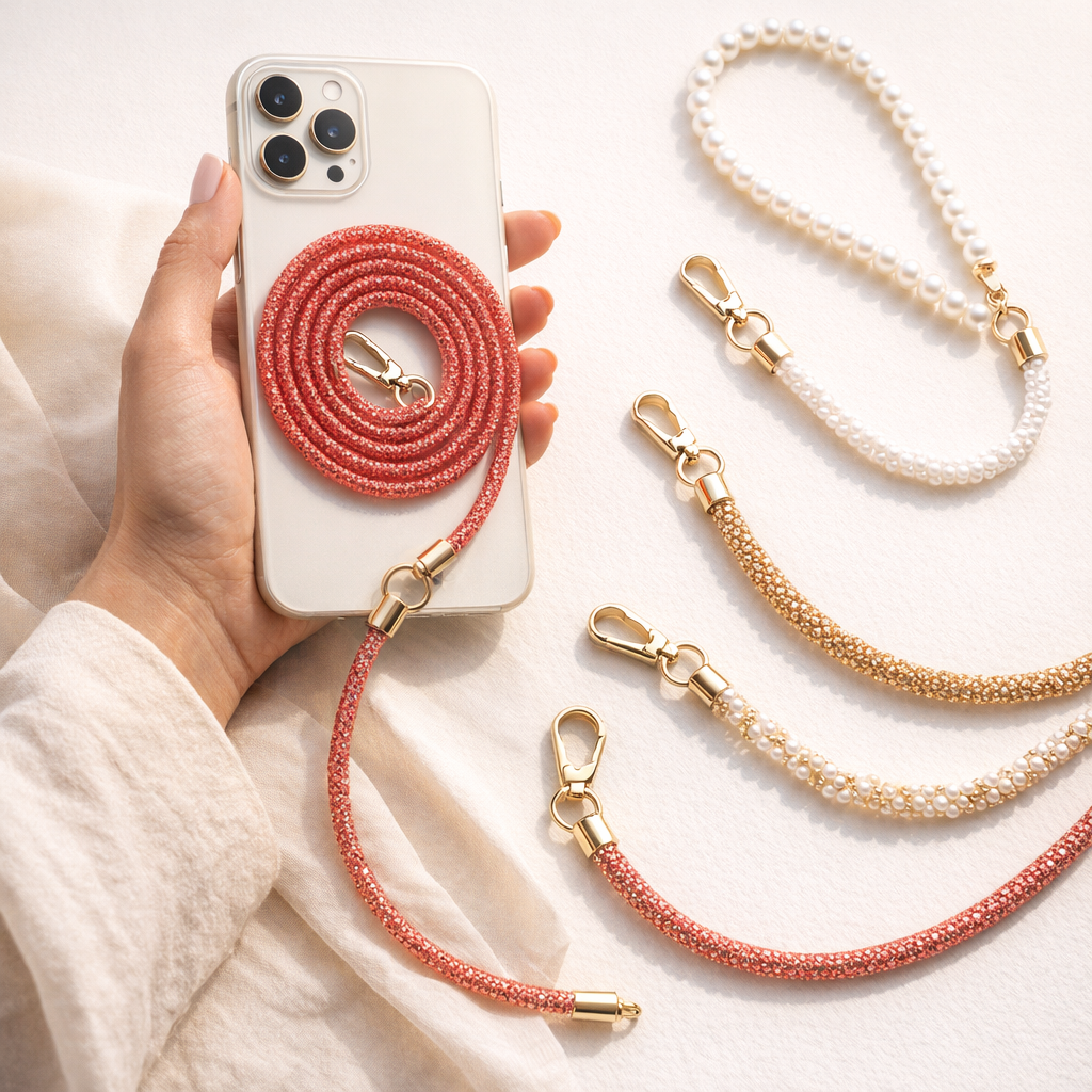 Crystal Phone Strap Rhinestone Elegance