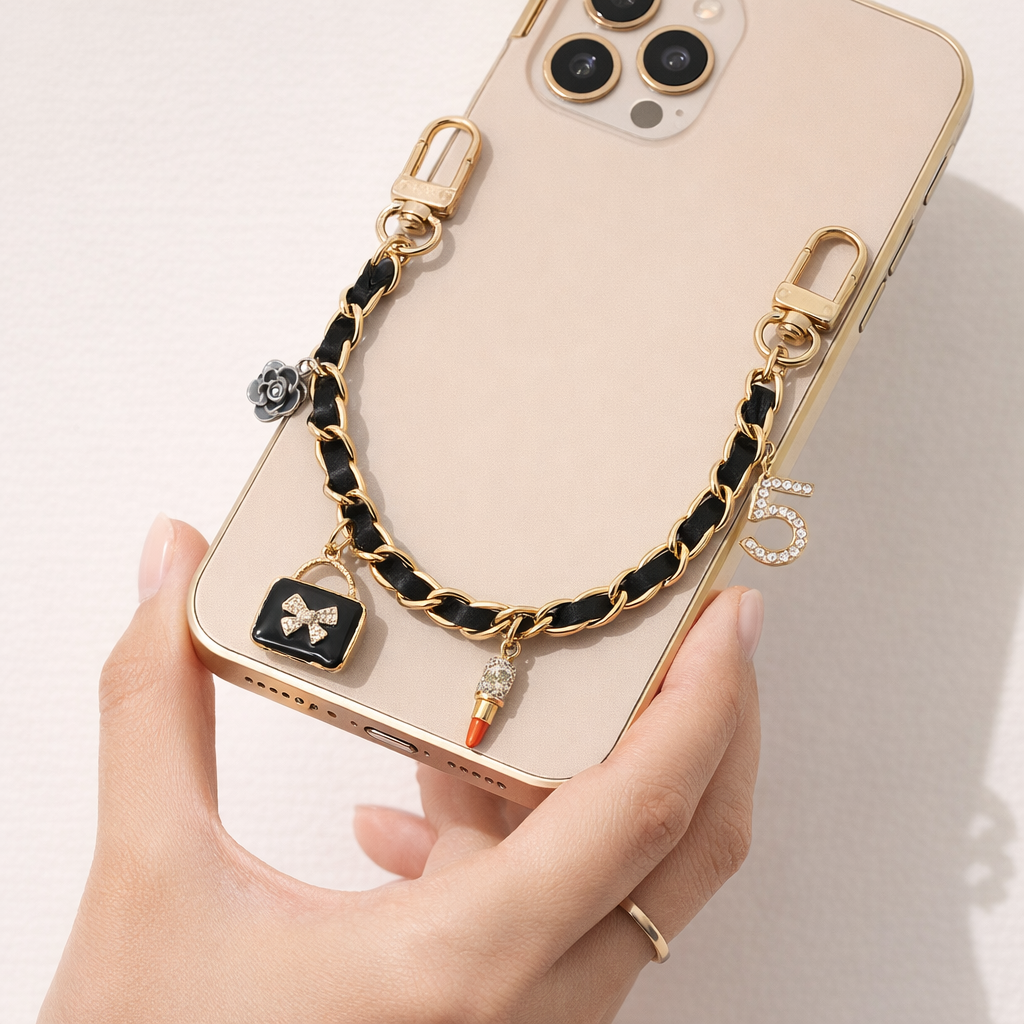 Phone Chain Camellia Flower