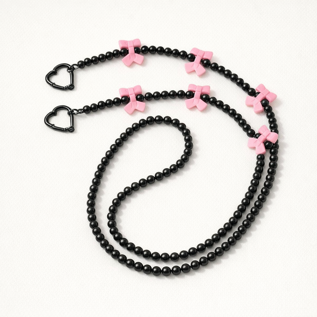 Beaded Phone Strap Korean Style