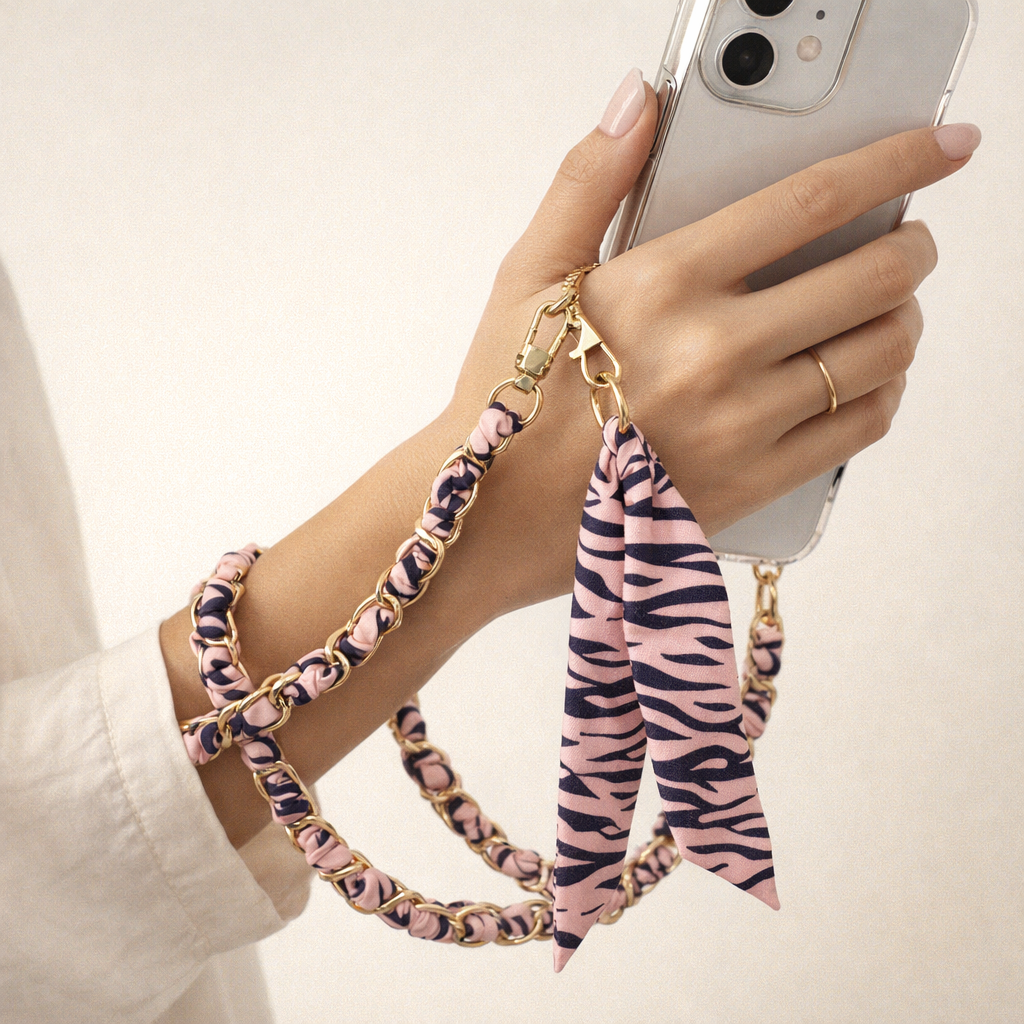 Acrylic Phone Straps Woven Design