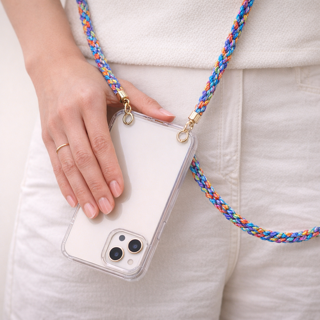 Metal Phone Strap Luxe Design