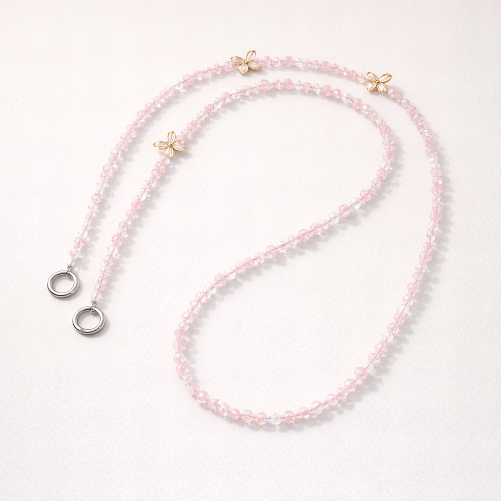 Metal Phone Strap Butterfly Elegance