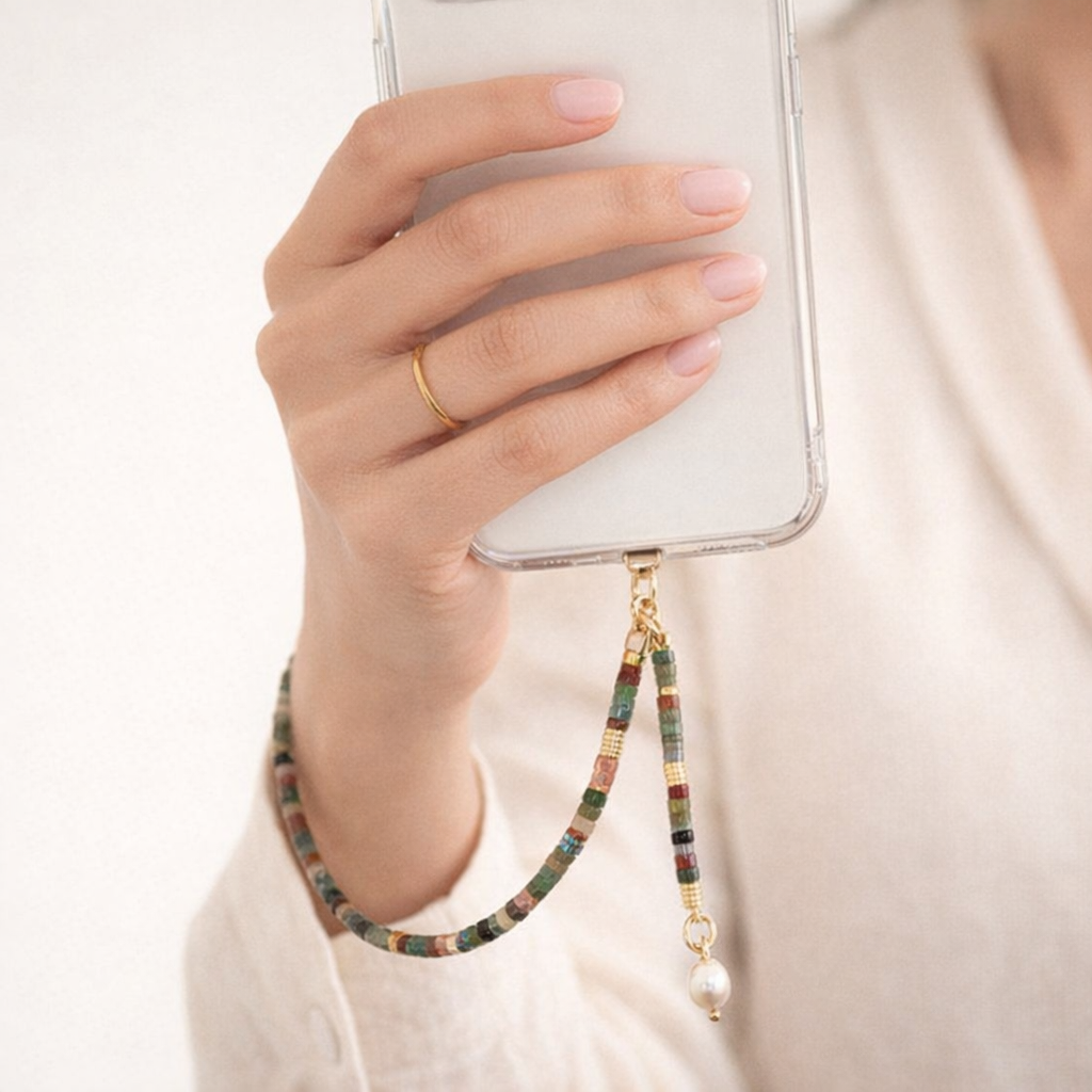 Beaded Phone Strap Bohemian Style