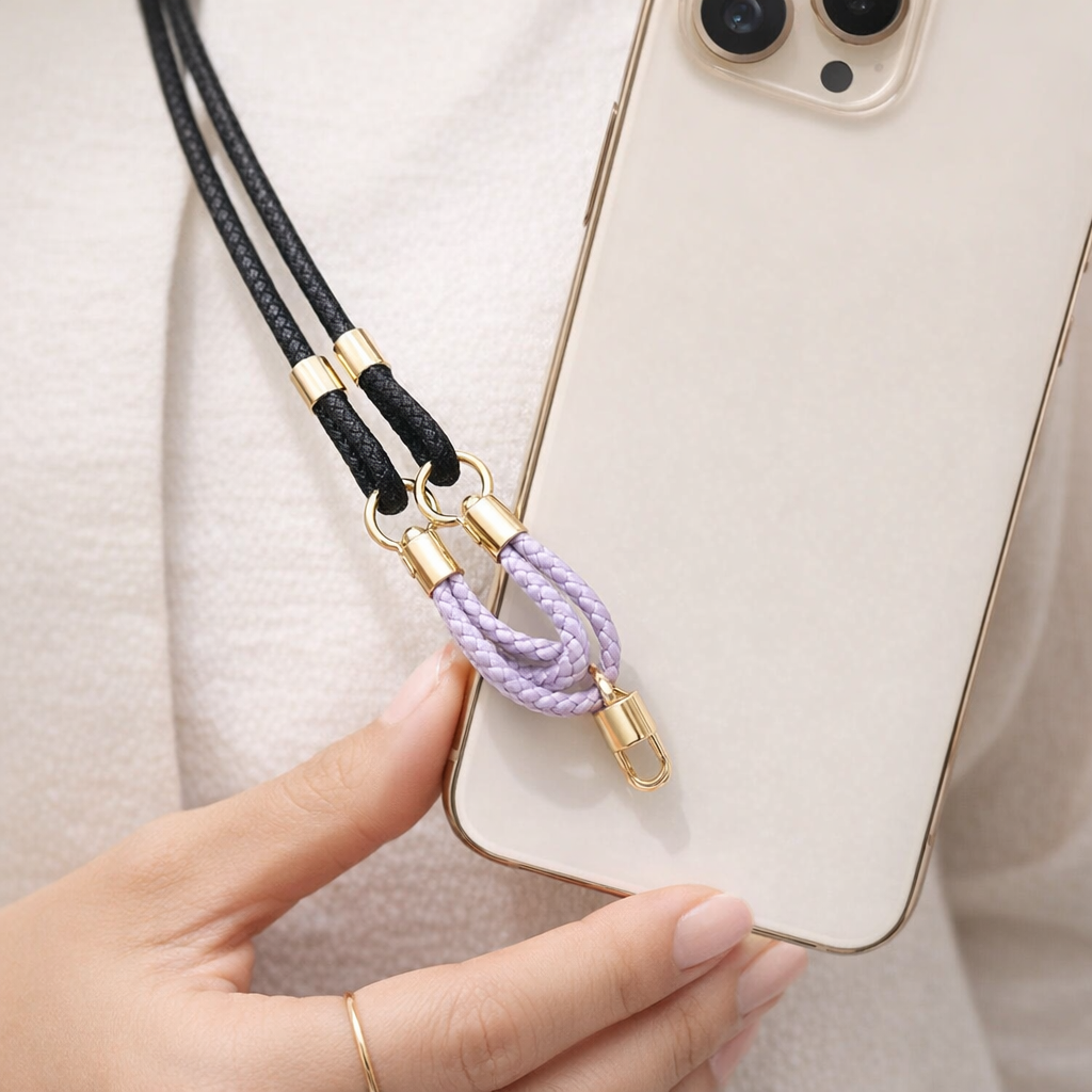 Rope Phone Strap Adjustable Twist