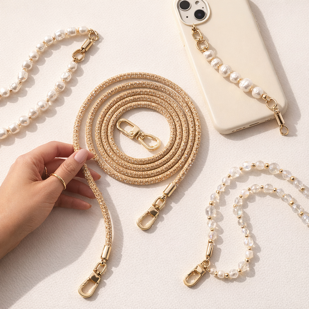 Crystal Phone Strap Rhinestone Elegance